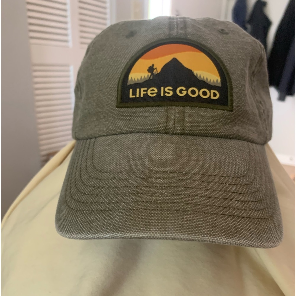 Life is Good Canvas Baseball Hat